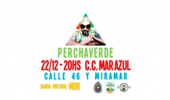 LLEGA PERCHA VERDE A LA CASA DE LA CULTURA DE MAR AZUL